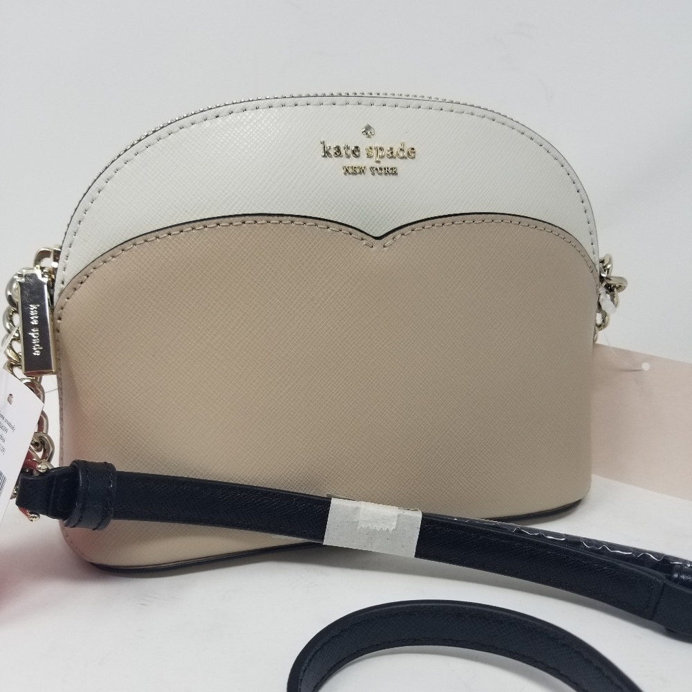 Kate Spade NEW Warm Beige Dome Crossbody - Picture 15 of 16